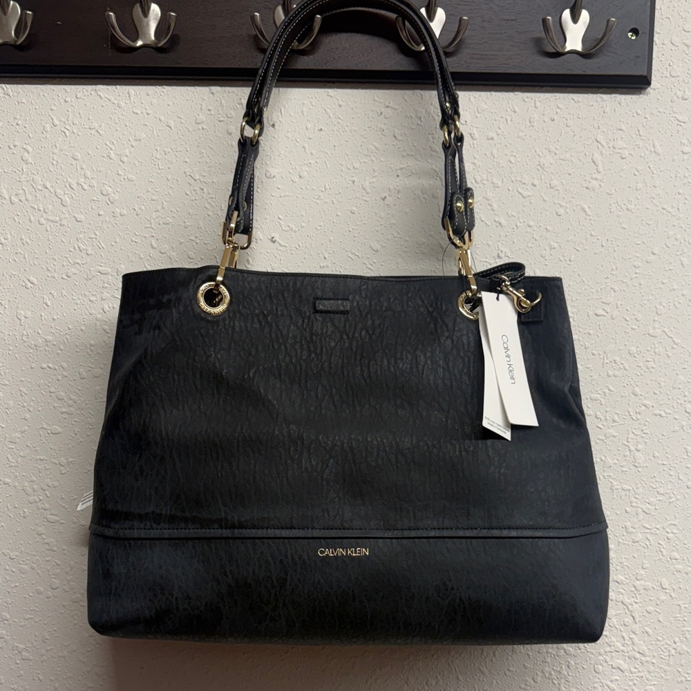 NWT Calvin Klein Black Tote Bag